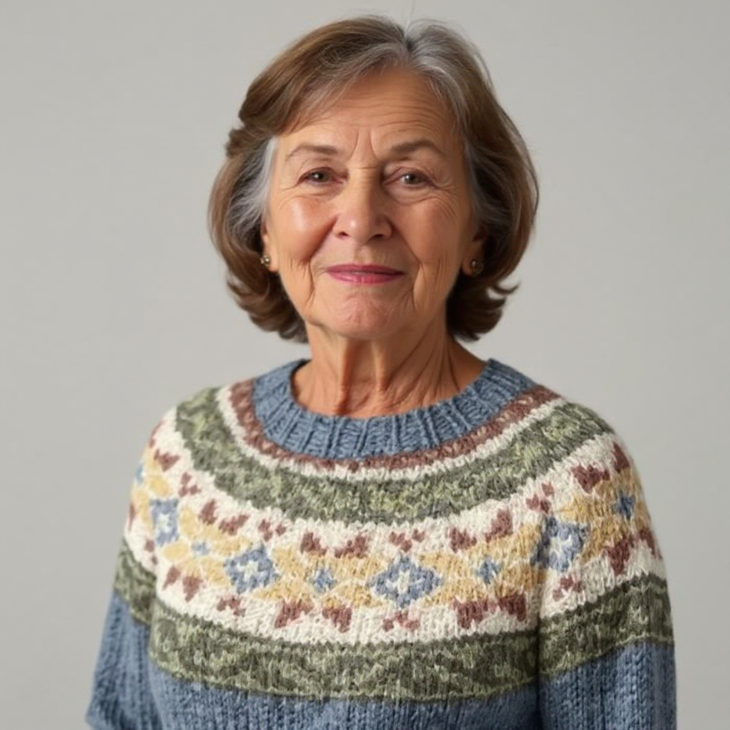 Christine | Vintage Isländischer Pullover