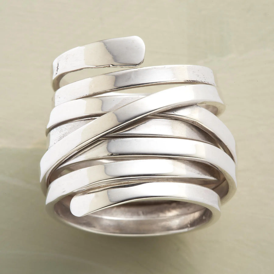 Bliss - Vintage Dicker Silberring