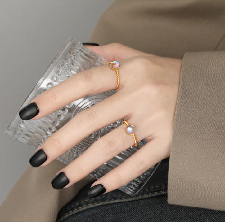 Mondstein Ring - Auge