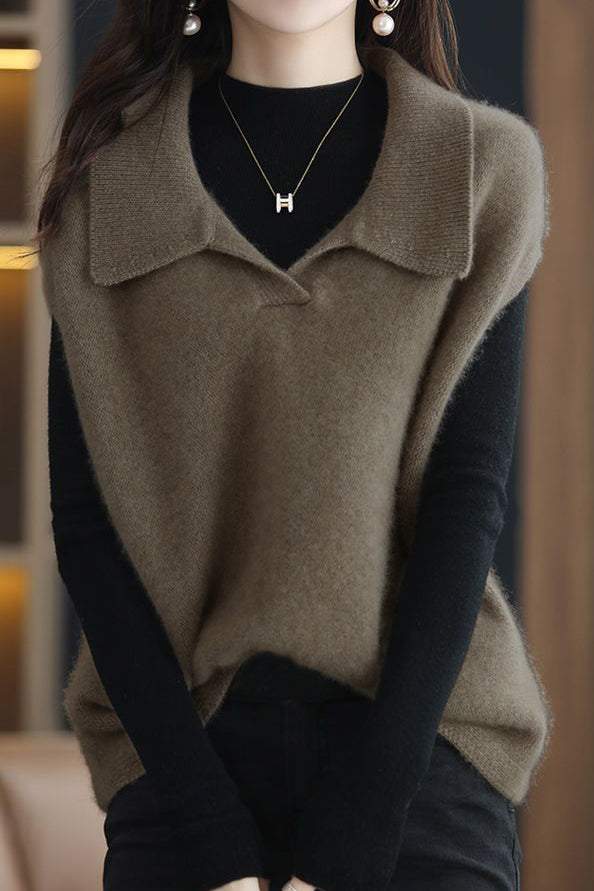 Lässige ärmellose Weste