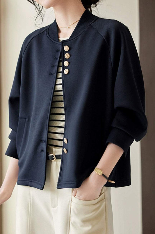 Baseballkragen Raglanärmel Sukajan