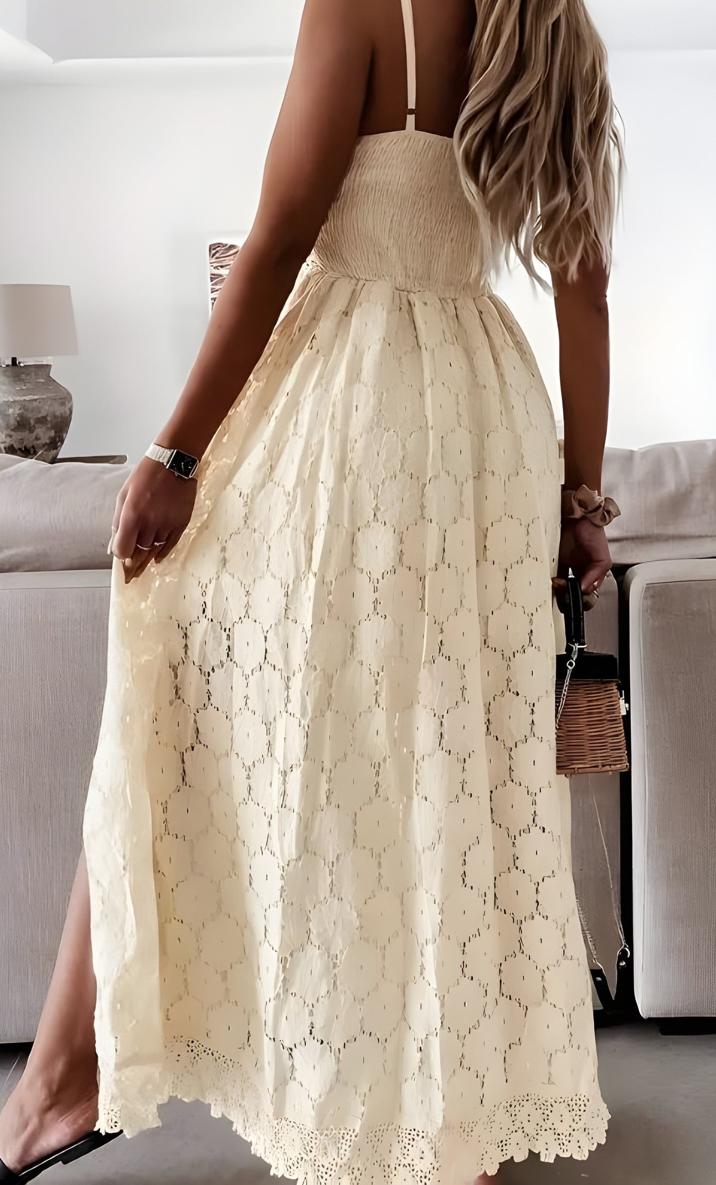 Riviera Häkel-Overall Kleid