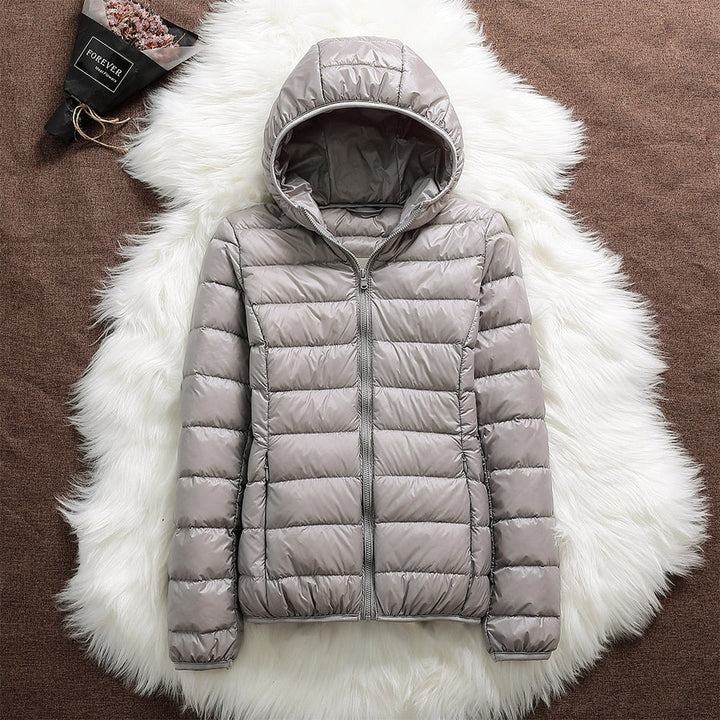 Rosnitha® | Neue Winterjacke mit weißen Entenfedern