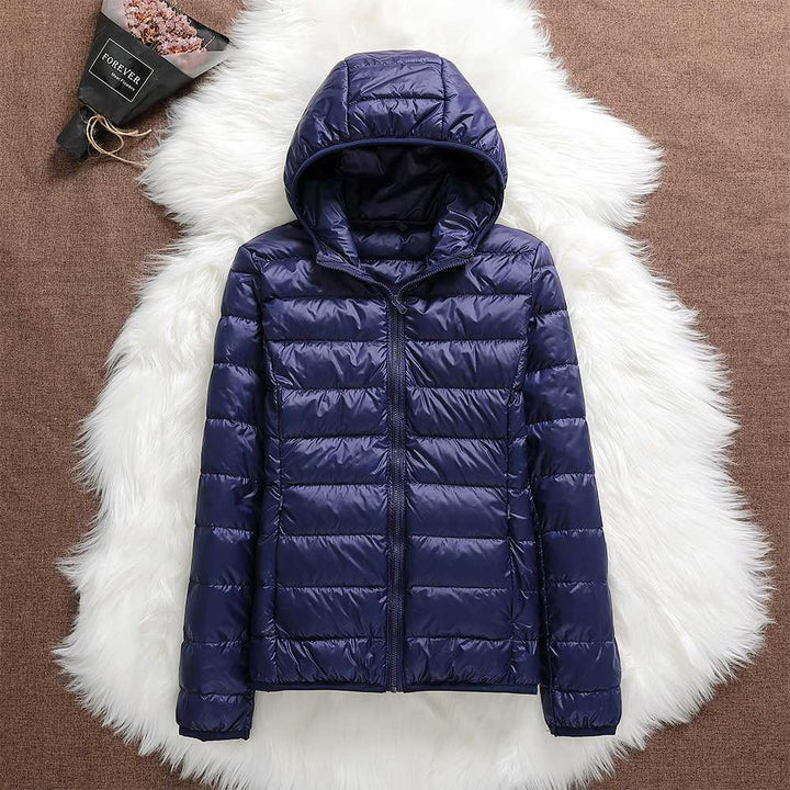 Rosnitha® | Neue Winterjacke mit weißen Entenfedern