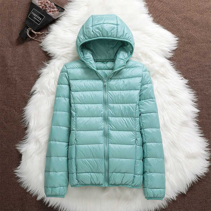 Rosnitha® | Neue Winterjacke mit weißen Entenfedern