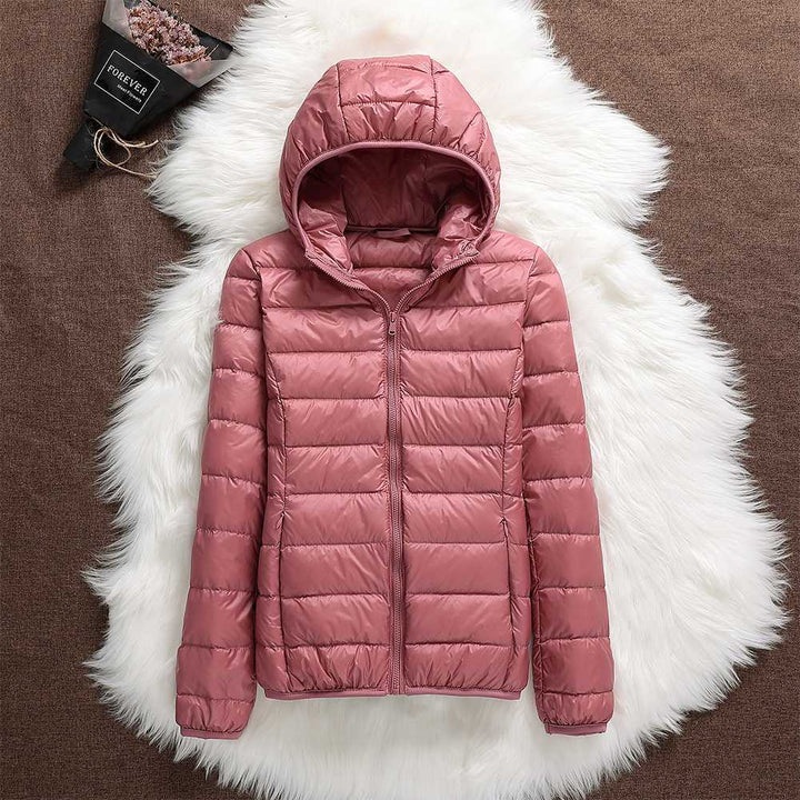 Rosnitha® | Neue Winterjacke mit weißen Entenfedern