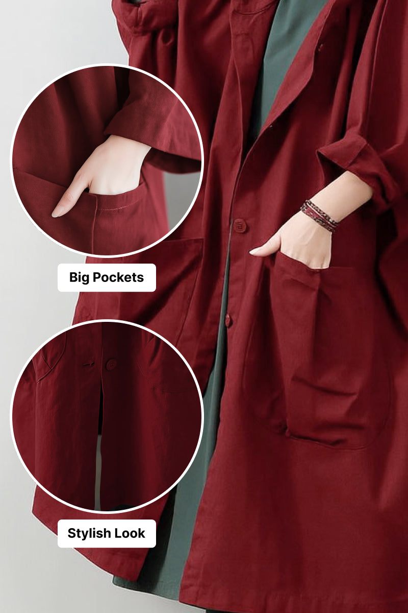 Einheitsgröße Heritage Windbreaker Jacke