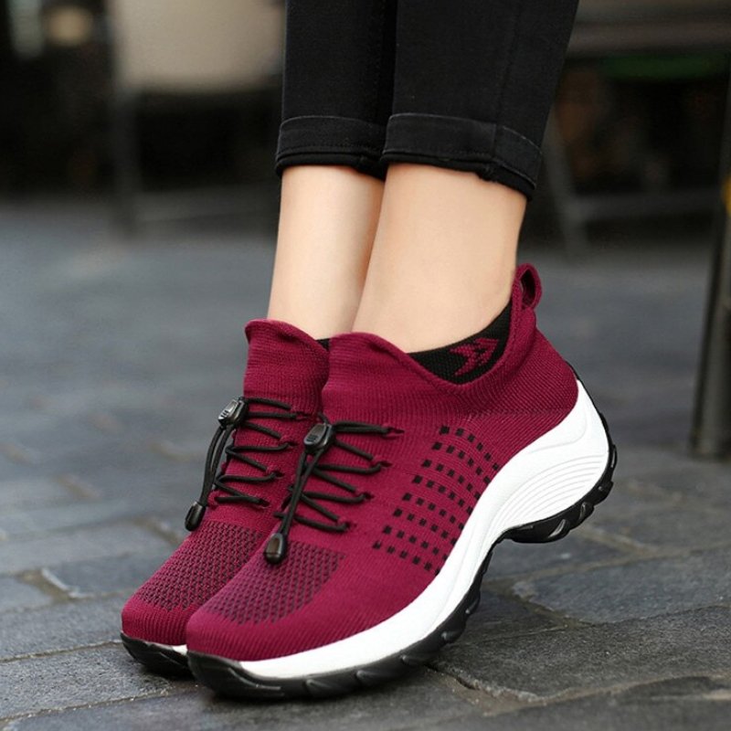 Ortho Stretch Kissen Schuhe Frauen - Rot