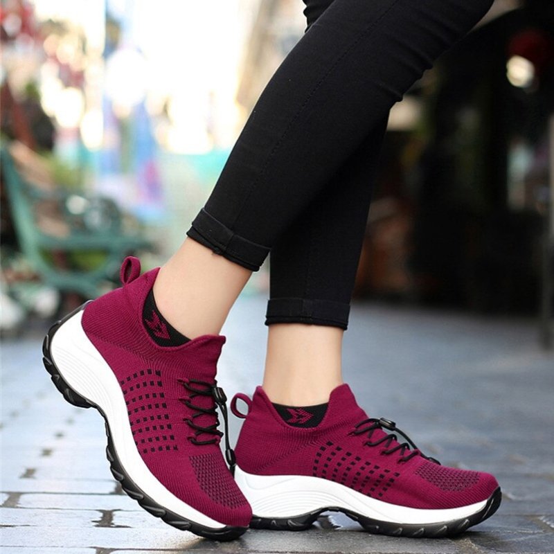 Ortho Stretch Kissen Schuhe Frauen - Rot