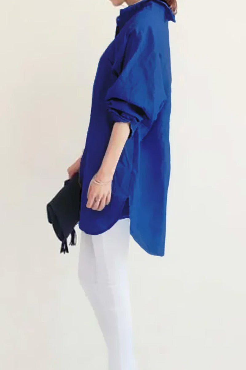 Übergröße Leinenhemd