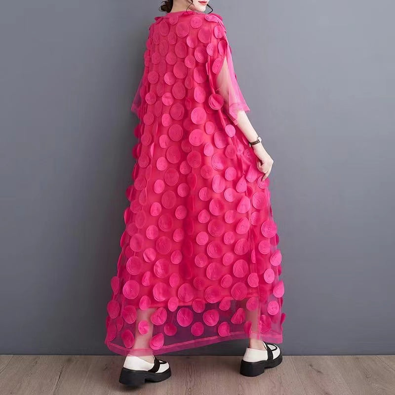 Schwarze Tüll Partykleider O-Ausschnitt Asymmetrisch Halbe Ärmel