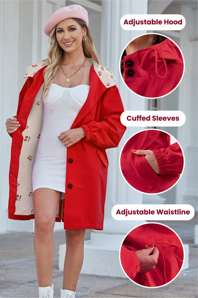 Der Rain Couture Windbreaker - Trendy, Oversized und Wasserabweisend