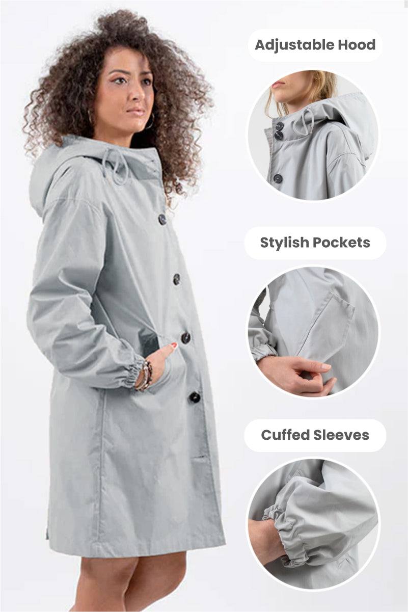 Der Rain Couture Windbreaker - Trendy, Oversized und Wasserabweisend