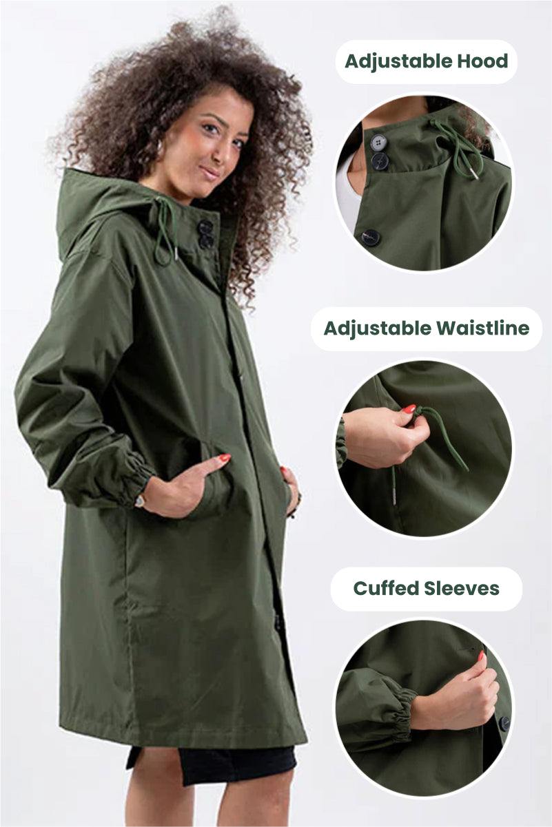 Der Rain Couture Windbreaker - Trendy, Oversized und Wasserabweisend