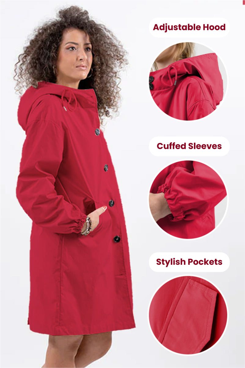 Der Rain Couture Windbreaker - Trendy, Oversized und Wasserabweisend