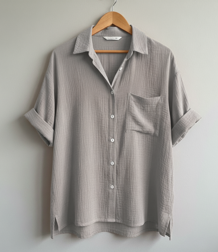 Elisabeth | Bluse mit kurzen Ärmeln