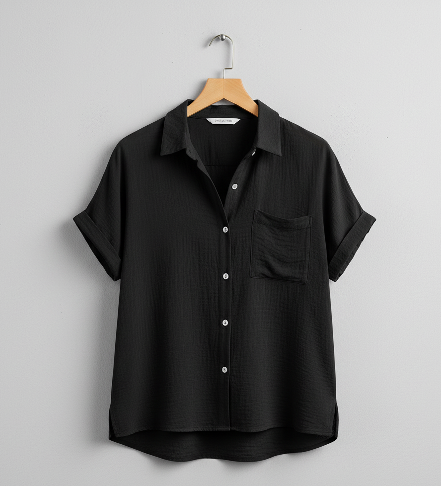 Elisabeth | Bluse mit kurzen Ärmeln