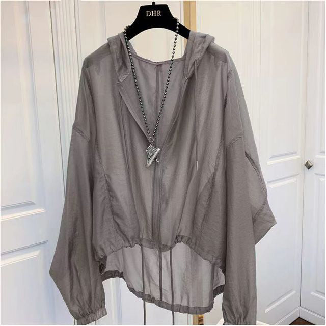 Durchsichtige, transparente Jacke