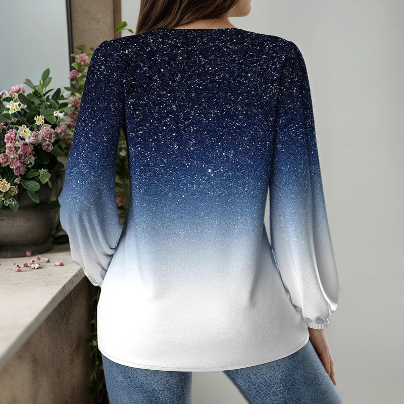 Lässige Gradient-Bluse